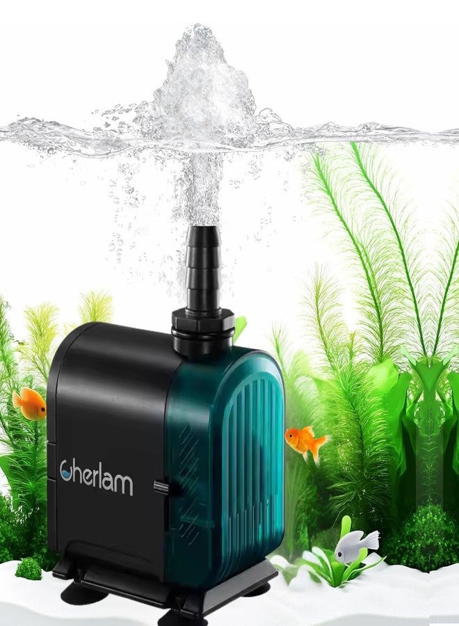 مضخة مياه غاطسة صامتة من شيرلام لأحواض الأسماك والبرك | موفرة للطاقة | مضخة دوران عالية التدفق للزراعة المائية والنوافير والشلالات (CHX-2000 | 25 واط | 1500 لتر/ساعة | 2 متر) - Image 1